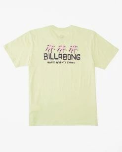 Discount 😍 Billabong Boys' (2-7) Social Club Short Sleeve T-Shirt LIGHT GREEN ✨ -boys Sales Store abtzt00245 billabongf gcq0 frt1 1
