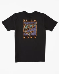 Outlet 🔔 Billabong Boys' (2-7) Sharky Short Sleeve T-Shirt BLACK 🤩