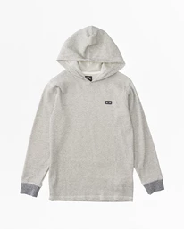 Top 10 🔔 Billabong Boys' Keystone Pullover Thermal Hoodie OATMEAL HEATHER 🔥