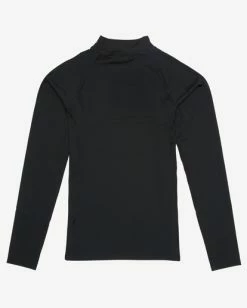 Cheapest ❤️ Billabong Boy's Stack Wave Long Sleeve Surf Tee BLACK 🤩 -boys Sales Store br601bxn billabongf blk bck1 1
