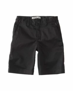 Best Pirce 🧨 Billabong Boy's (2-7) Chino Chino Shorts BLACK ⭐ -boys Sales Store k230nbra billabongf blk frt1 1