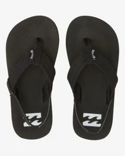 Brand new ❤️ Billabong Boys' (2-7) Stoked 🩴 Sandals BLUE 💯 -boys Sales Store kfot1bst billabongp blk frt3 1