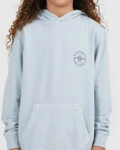 Flash Sale 👍 Billabong Boy's Big Wave Dan Pullover Hoodie SMOKE BLUE 🌟 -boys Sales Store ubbft00101 billabongw smb dtl1 1