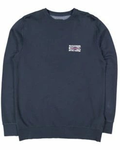 Brand new 🧨 Billabong Boy's Shadow Diamond Crewneck Sweatshirt NAVY 💯 -boys Sales Store ubbft00102 billabongf nvy frt1 1
