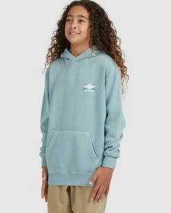 Outlet 🥰 Billabong Boy's Bong Days Pop Pullover Hoodie LIGHT MARINE 😉 -boys Sales Store ubbft00106 billabongw ble0 sd1 1