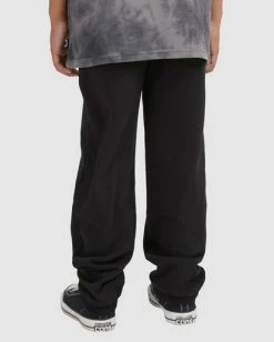Buy 😀 Billabong Boy's Core Arch Track Sweatpants LIGHT GREY HEATHER 🌟 -boys Sales Store ubbnp00101 billabongw blk bck1 1