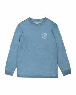 Best reviews of 🛒 Billabong Boy's Big Wave Dan Long Sleeve T-Shirt SMOKE BLUE 🔔 -boys Sales Store ubbzt00124 billabongf smb frt1 1