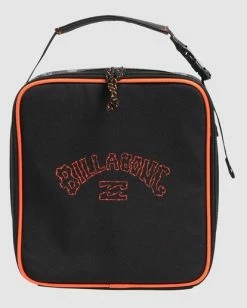 Best Sale ❤️ Billabong Boy's (2-7) Groms High Tide Lunch Box BLACK 💯 -boys Sales Store ubtaa00106 billabongp blk frt1 1