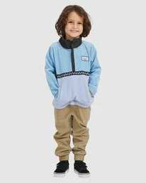 Top 10 👏 Billabong Boy's (2-7) Space Cow Half-Zip Pullover DUSTY BLUE 🤩