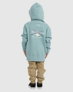 Hot Sale 🥰 Billabong Boy's (2-7) Bong Days Pop Pullover Hoodie LIGHT MARINE 👏 -boys Sales Store ubtft00108 billabongw ble0 bck1 1