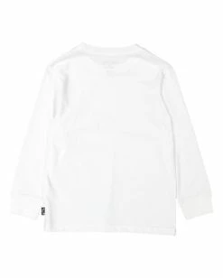 Buy 🤩 Billabong Boy's (2-7) Groms Core Arch Long Sleeve T-Shirt WHITE 🔥 -boys Sales Store ubtzt00113 billabongf wht bck1 1