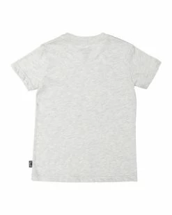 Outlet 👏 Billabong Boy's (2-7) Groms Diamond Wave Short Sleeve T-Shirt DENIM 👍 -boys Sales Store ubtzt00117 billabongf lgh bck1 1