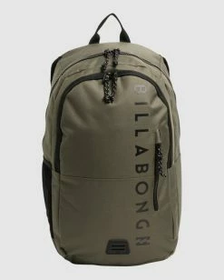 Brand new ⌛ Billabong Norfolk 🎒 Backpack MILITARY 🧨 -boys Sales Store ubybp00106 billabongp mil frt1 1